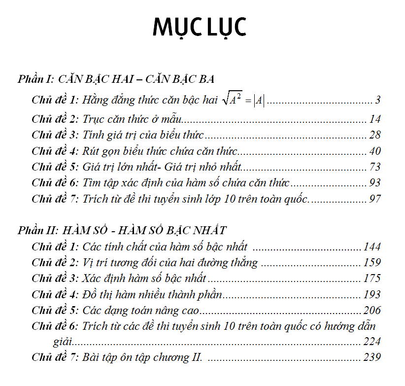 Mục lục